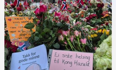 Lenkje til artikkel: Siste helsing til Kong Harald V